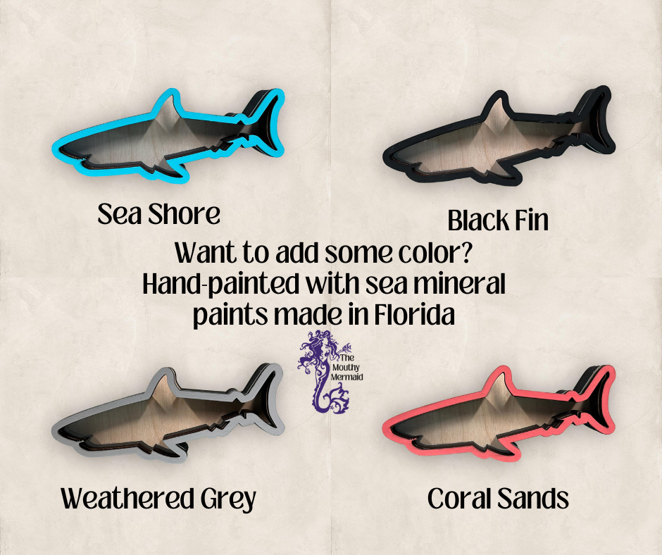 Hammerhead Shark Ornament - Nautical Holiday Decor - Coastal